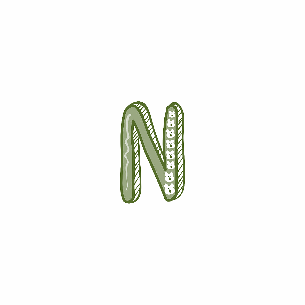 N